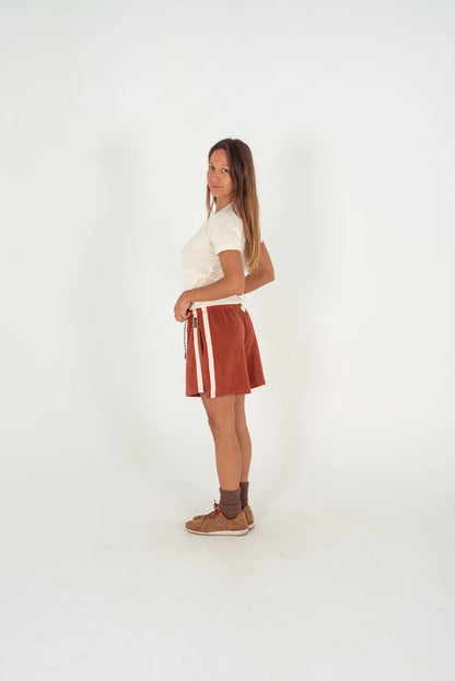 Terry Towelling Short ~ Rust