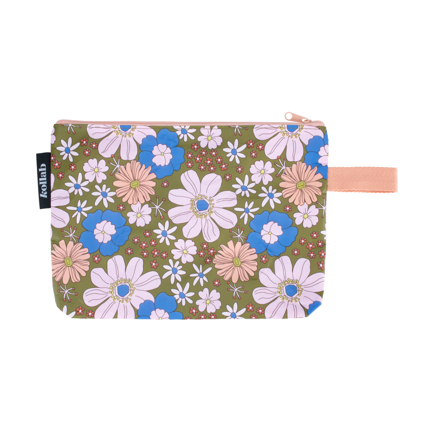 Clutch Bag Blue Flowers