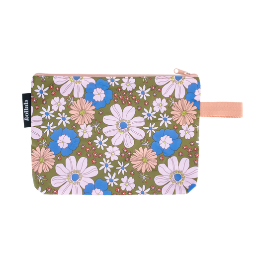Clutch Bag Blue Flowers