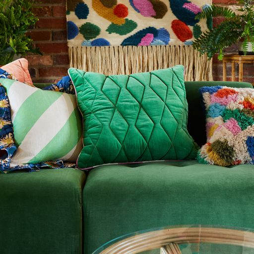 Gaviota Velvet Sham - Perilla