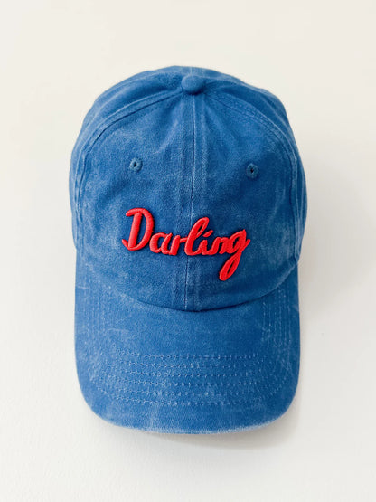 Vintage Wash Darling Cap ~ Blue