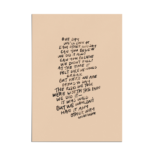 'We Did It' - Mini Print