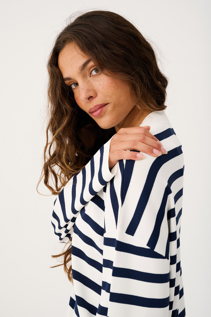 Rae Knit-Navy Stripe