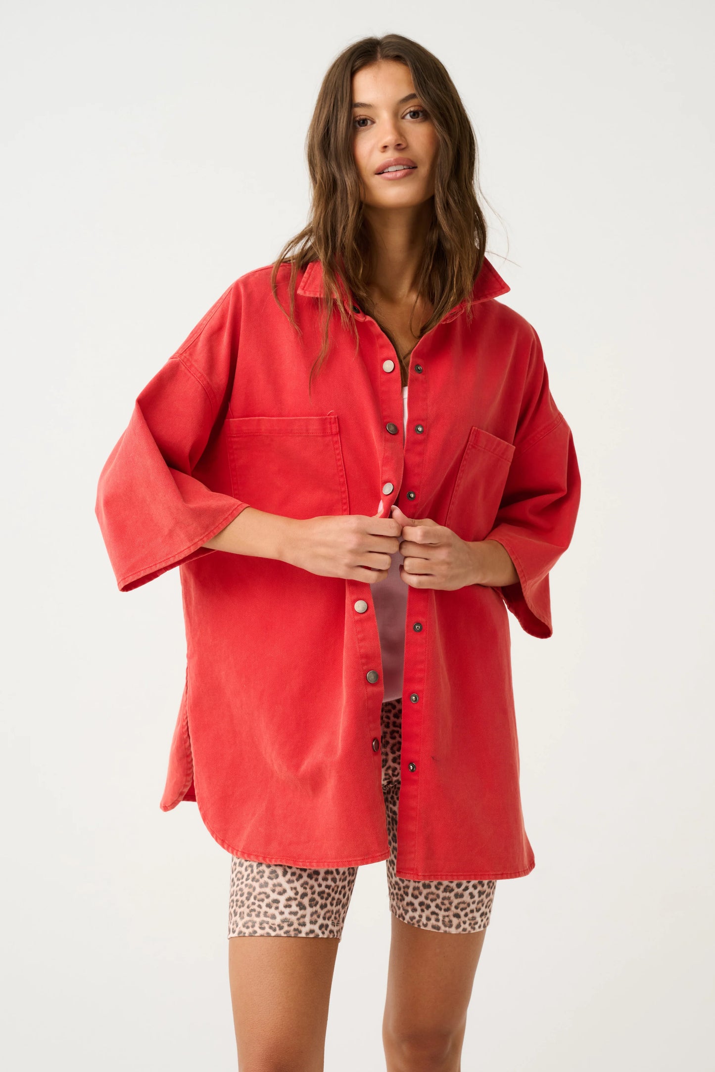 Stella Denim Shirt- Ruby Denim