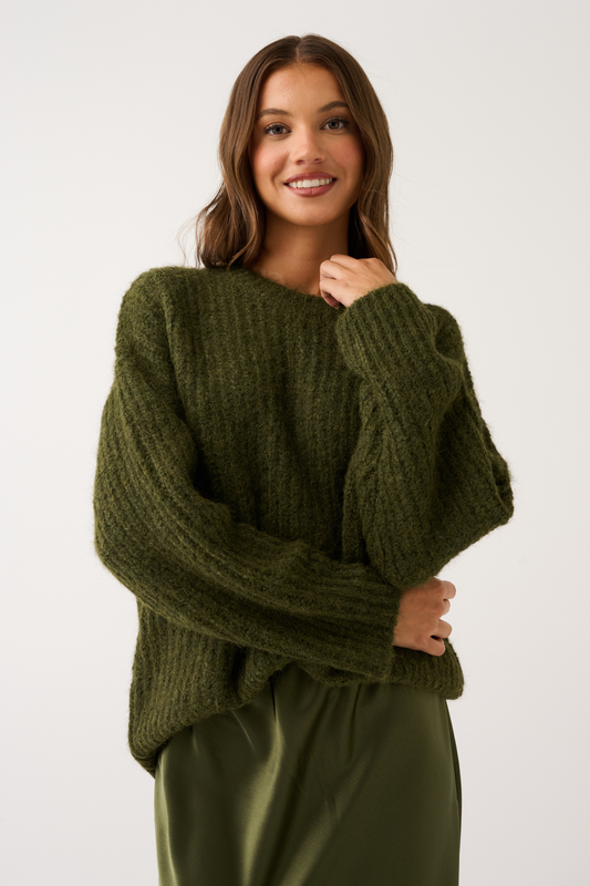 Lorenza Knit ~ Khaki
