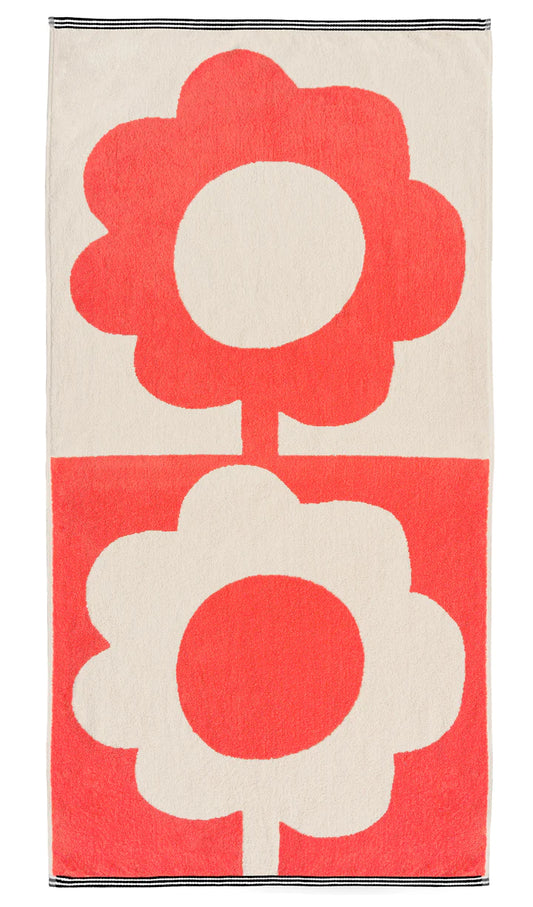 Pansy Flower Bath Towel