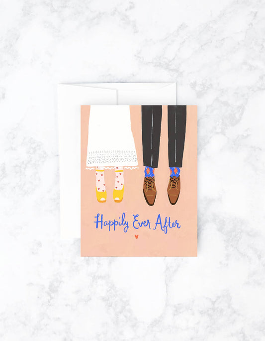 Wedding Card Bride + Groom