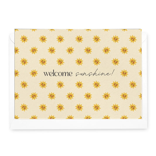 Welcome Sunshine Card