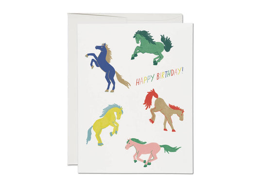 Wild Horses Card