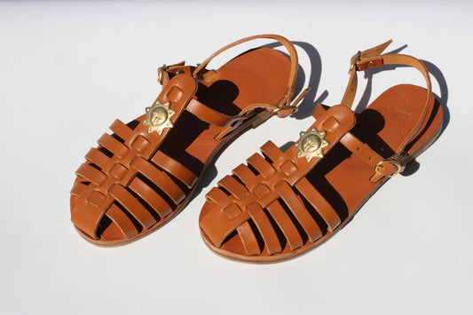 Fisherman Sandals ~ Camel + Sun