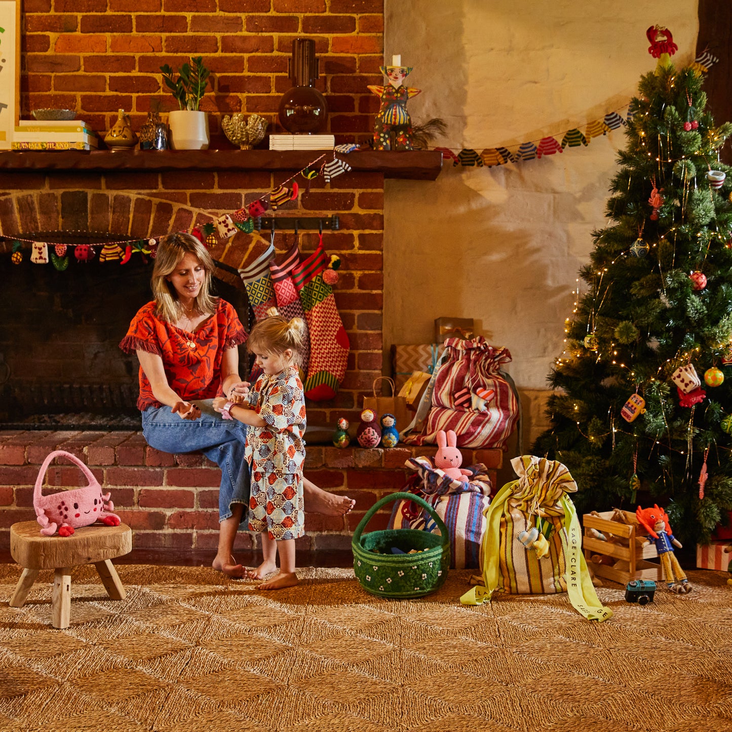 Serafina Felt Basket