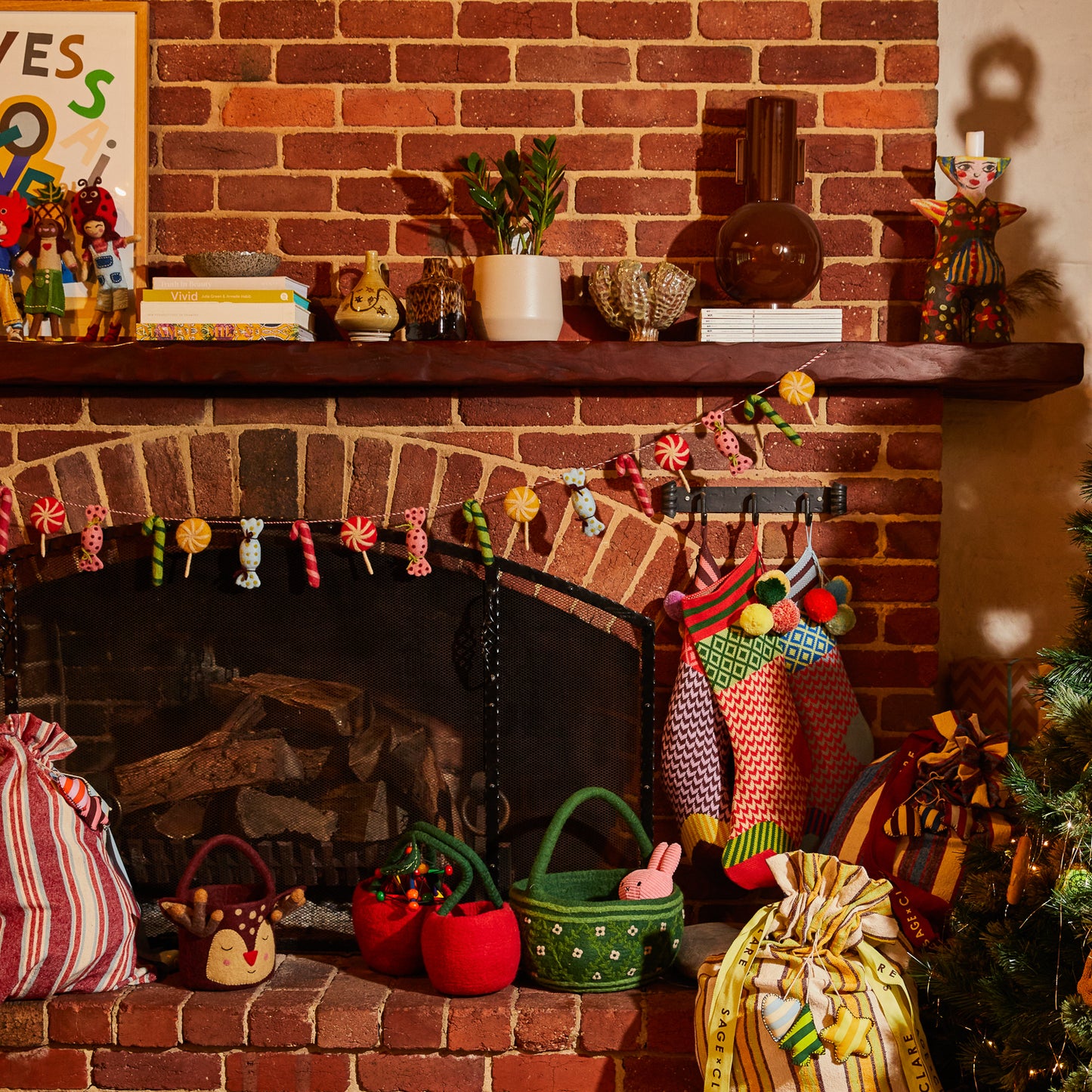 Serafina Felt Basket