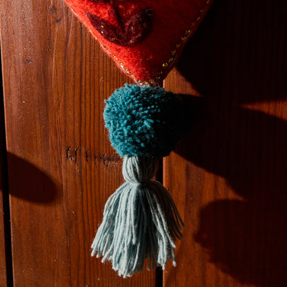 Sadie Felt Heart Door Decoration