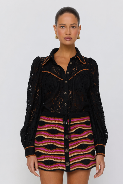 Zara Mini Skirt in Cha Cha